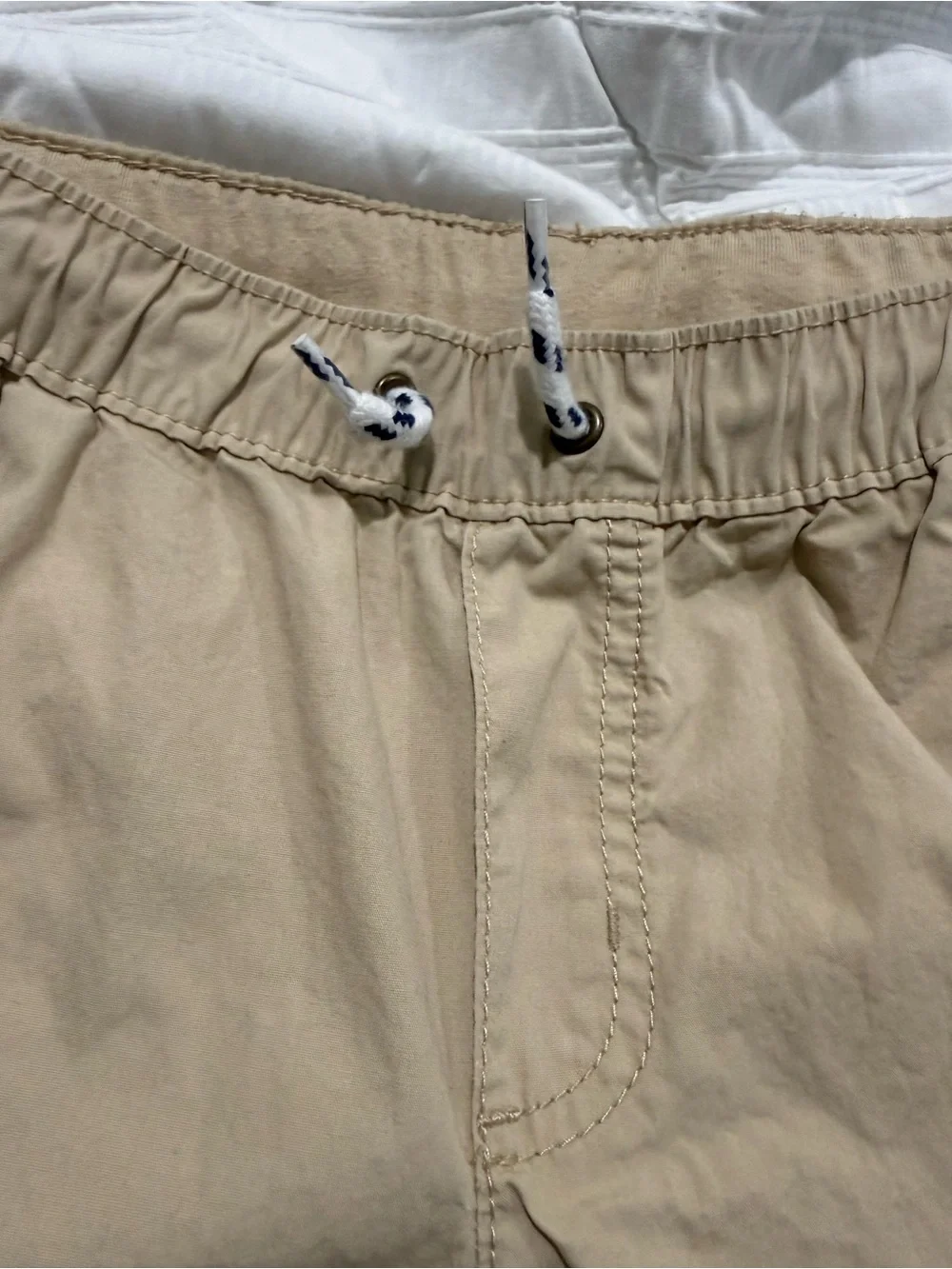Carter's Tan Elastic-Waist Joggers for Kids